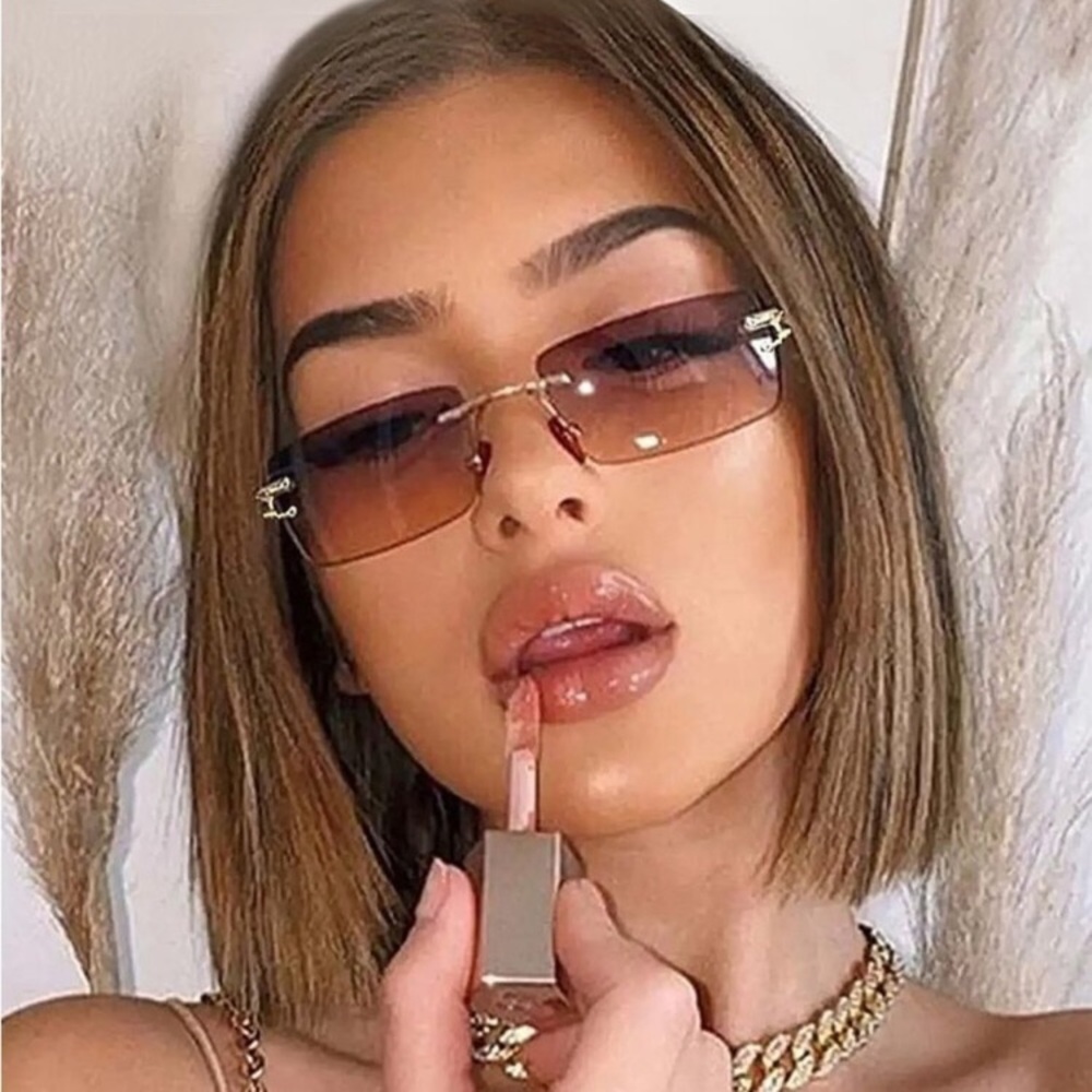 Rimless Designer Sunglasses 🕶️